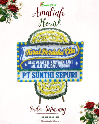 Papan Bunga Duka di Kurau
