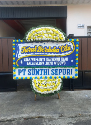 Papan Bunga Duka di Kurau