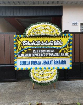 Papan Bunga Duka di Kurau